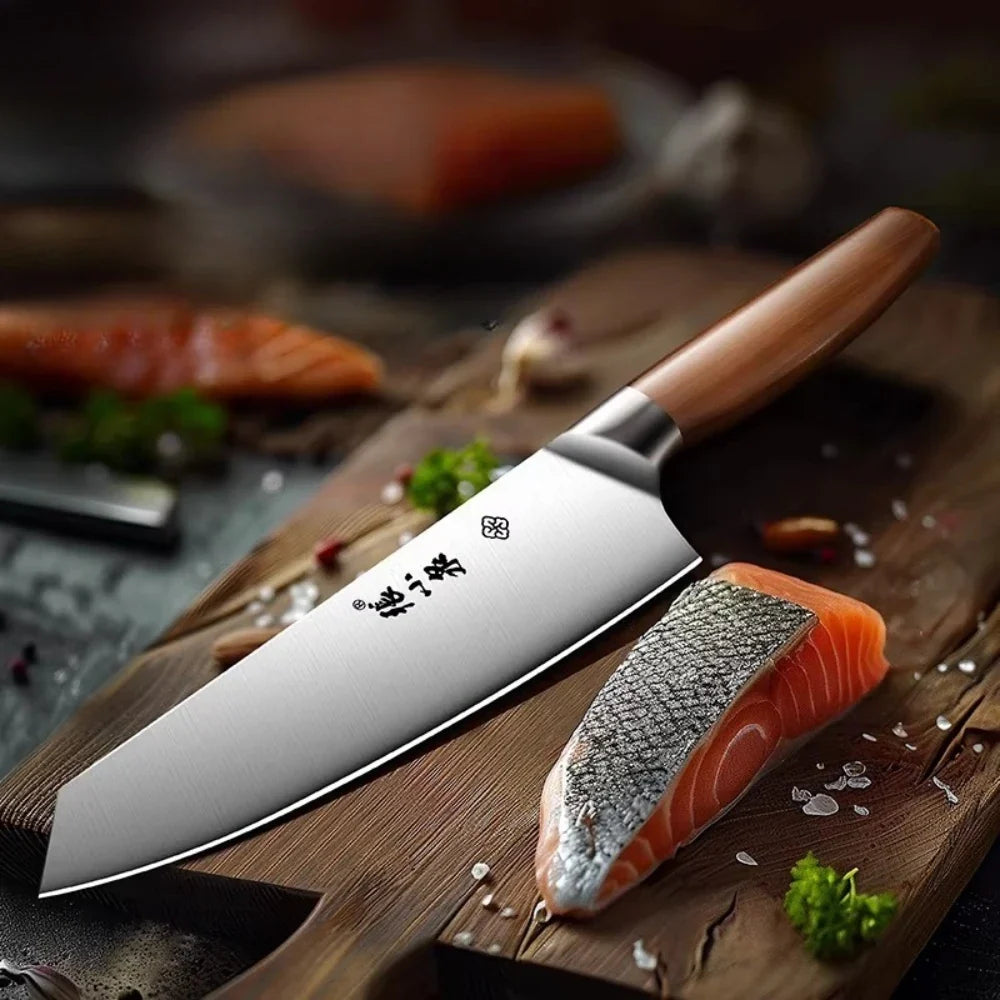 PLYS Japanese Kitchen Knife – Ultra-Sharp Stainless Steel Cleaver