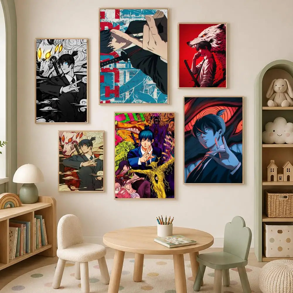 Aki Hayakawa Anime Self-Stick Wall Poster – HD Waterproof Art