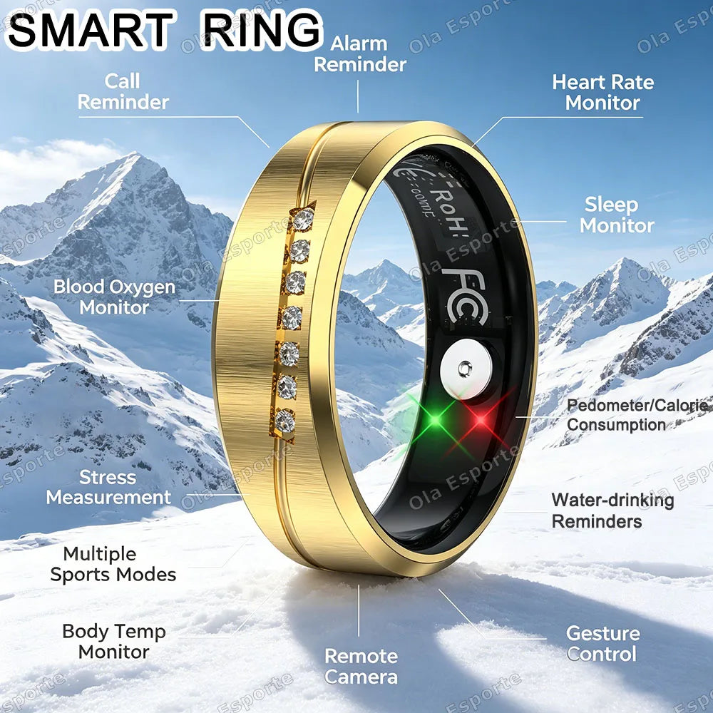 Smart Ring – Heart Rate, Sleep & Activity Tracker | Waterproof