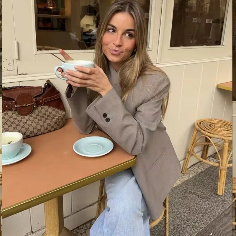 Women's Elegant Spring Blazer Jacket | Travel & Holiday Style