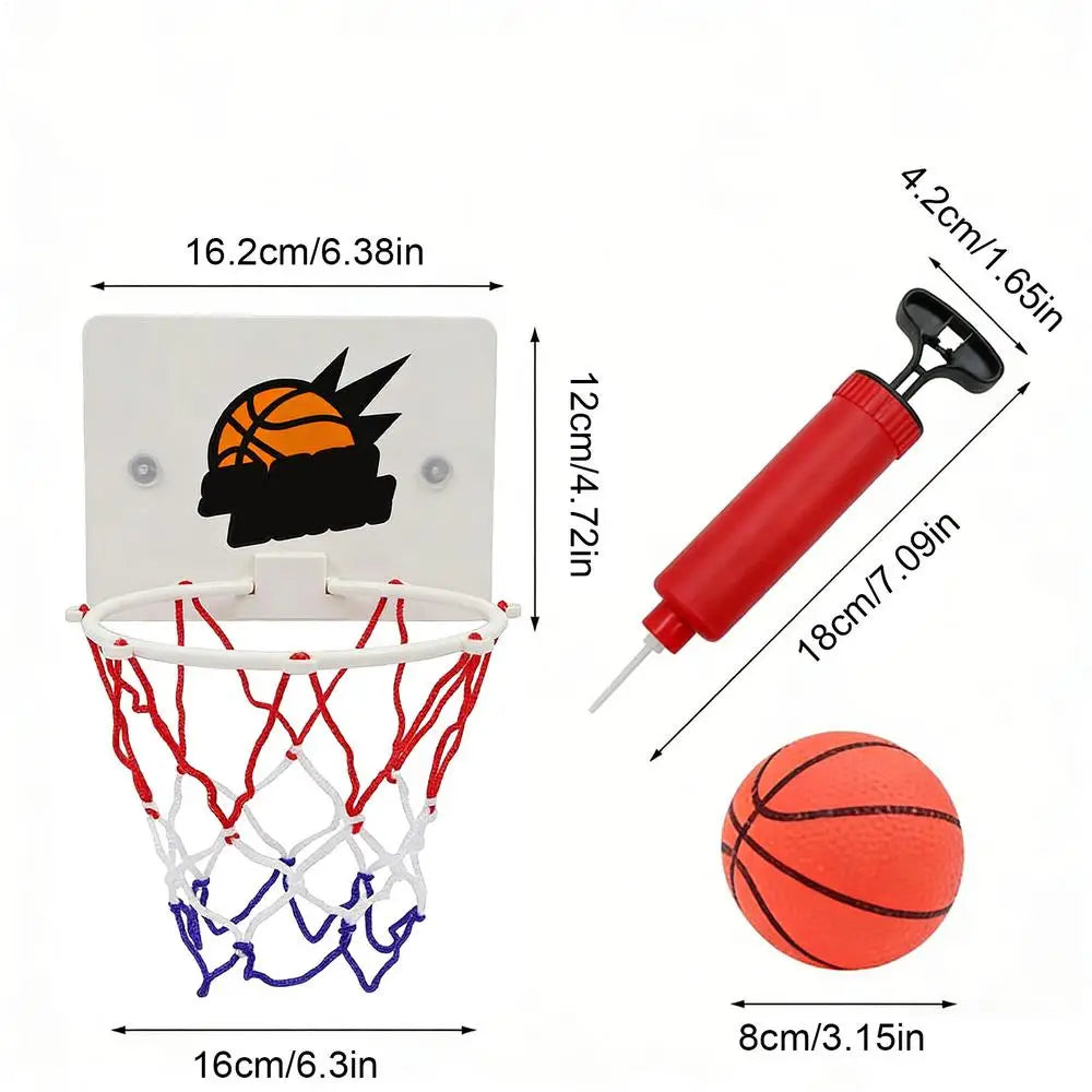 Kids Mini Basketball Hoop Set – Suction Cup Indoor Toy