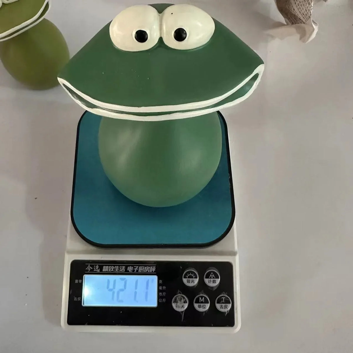 Kawaii Big Mouth Resin Frog Figurine | Garden & Desk Decor