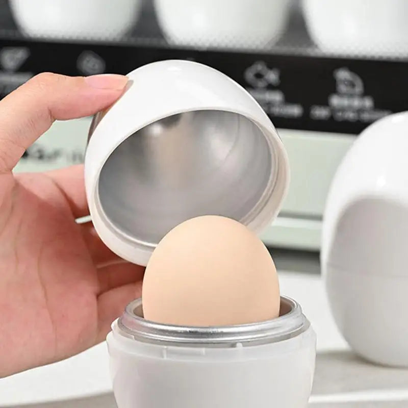 Microwave Egg Maker Boiler Steamer Hard Soft Boiled Eggs Kitchen