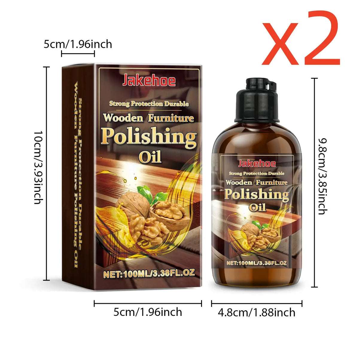 JAKEHOE Wood Furniture Polish Oil – Restore, Shine & Protect