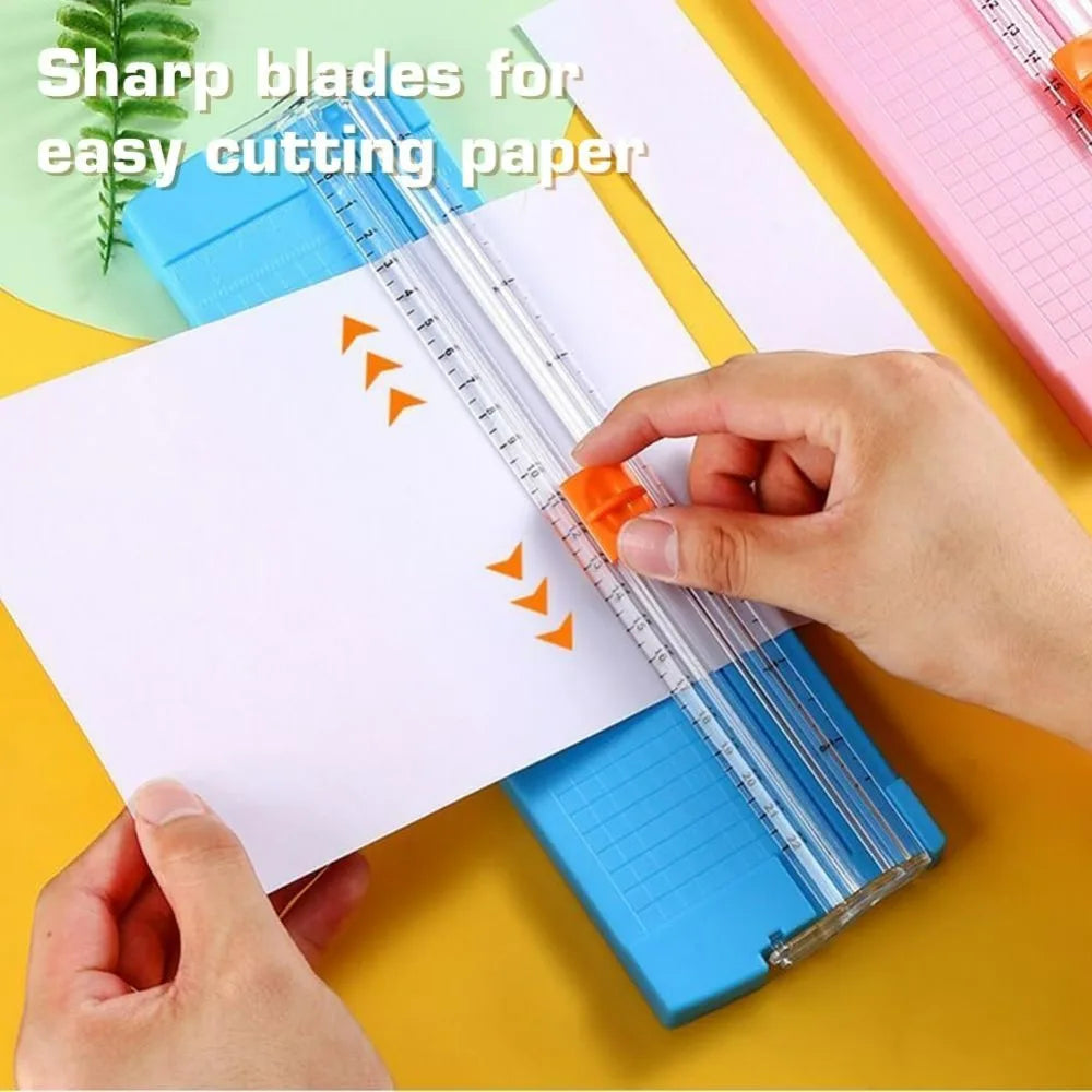 6-Pack Mini Paper Trimmer Replacement Blades – 3 Colors