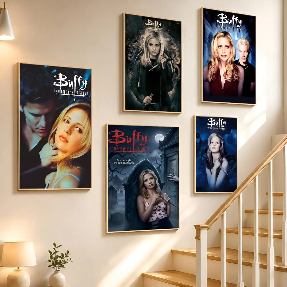 Buffy the Vampire Slayer HD Waterproof PVC Wall Sticker Poster