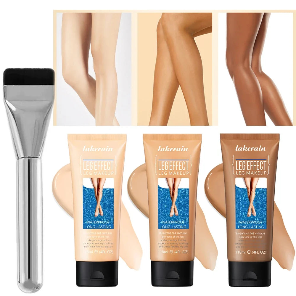 Bronze Body Tanning Cream | Waterproof Leg Makeup Foundation