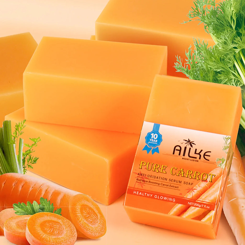 AILKE Carrot Vitamin C Brightening Soap Bar | All Skin Types