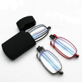 Ultra Thin Folding Reading Glasses – Telescopic Arms Men Women