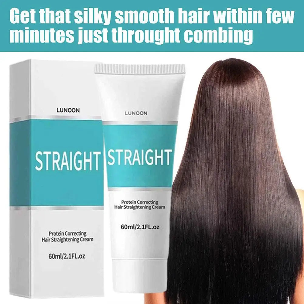 SADOER Keratin Hair Straightening Cream 60ml – Smooth & Frizz-Free