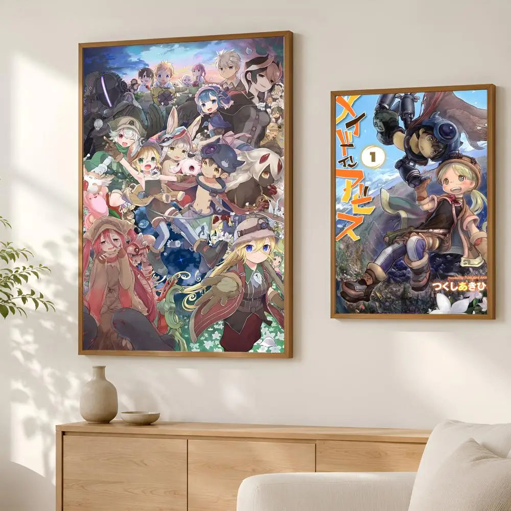 Made in Abyss Anime Poster – Self-Stick HD Waterproof Wall Art
