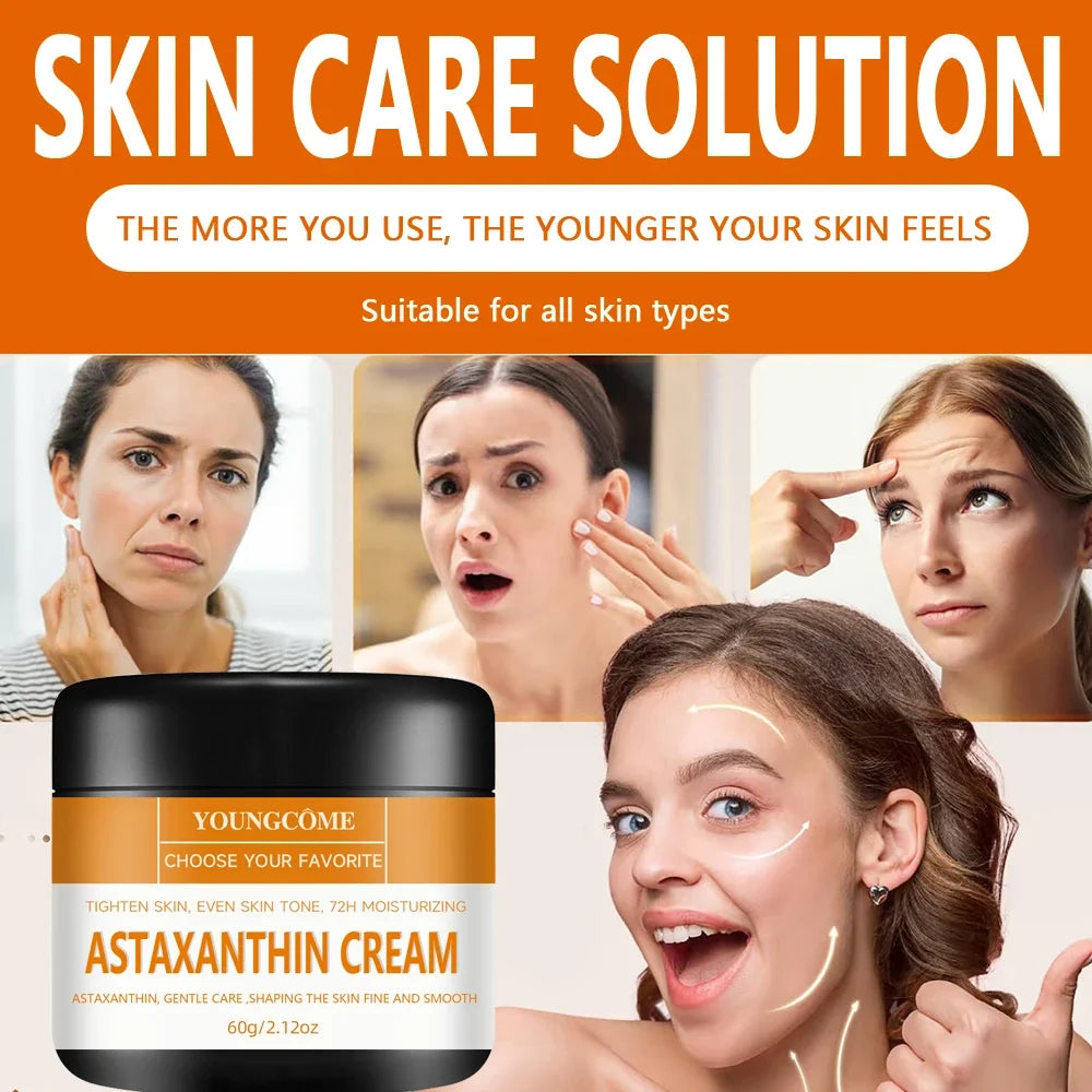 YOUNGCOME Astaxanthin Face Cream – Hydration & Smooth Skin