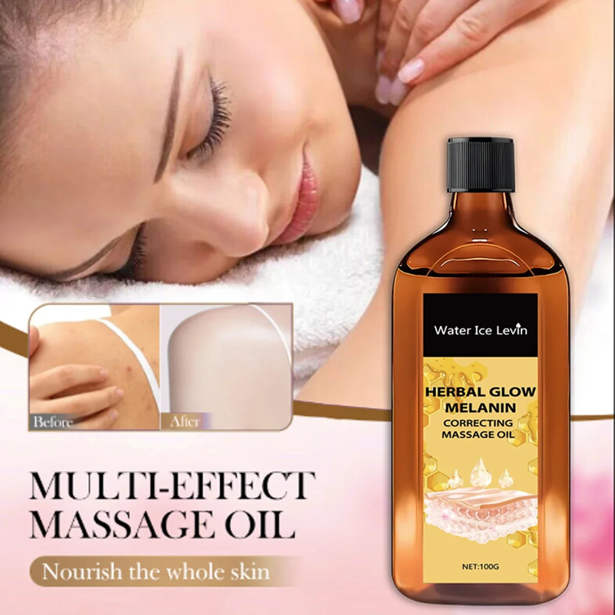 Herbal Glow Brightening Massage Oil – Bee Venom & Vitamin C