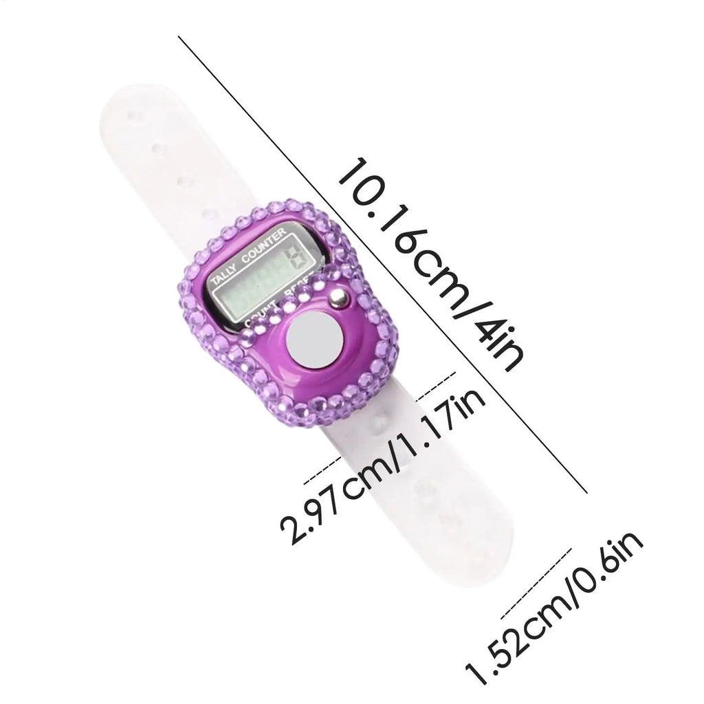 Finger Clickers Counting LCD Display Number Clicker Counter Screen
