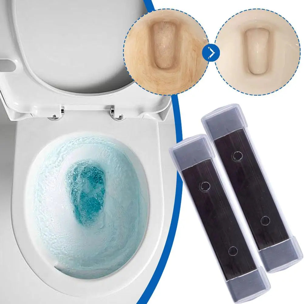 Magnetic Toilet Bowl Cleaner 2 Magnets Long-lasting Cleaning Bathroom