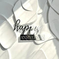 Acrylic Side Happy Birthday Cake Decoration Anniversary Topper Party