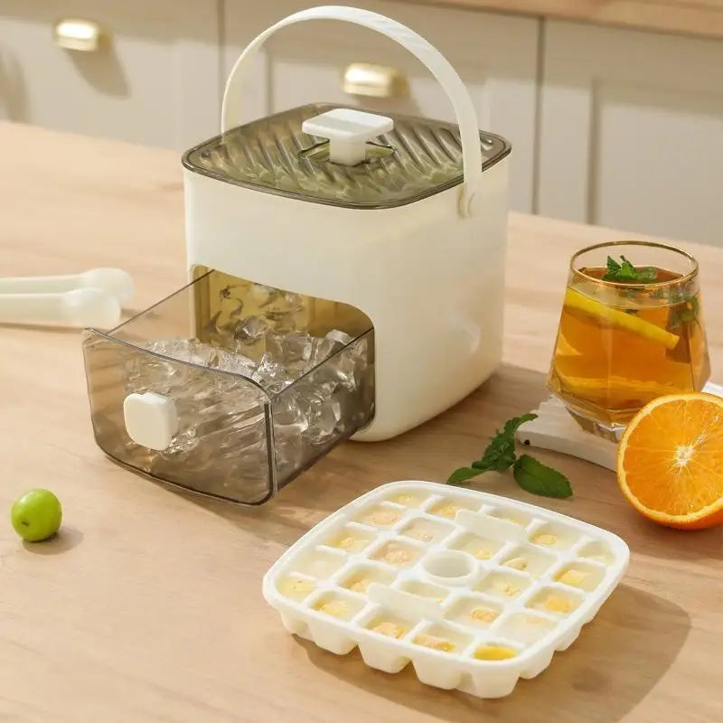 48-Grid Double Layer Ice Cube Tray | Easy-Release Ice Mold