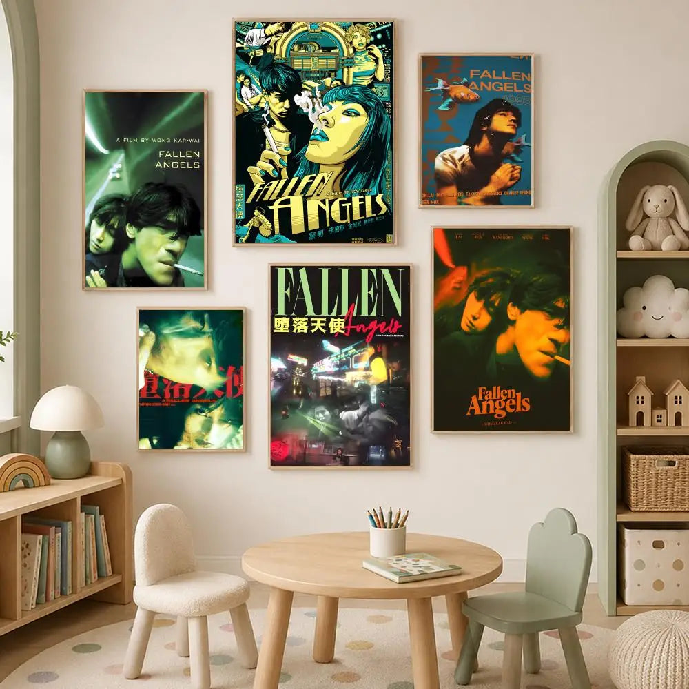 Fallen Angels Movie Poster Self-Stick HD Waterproof Wall Art