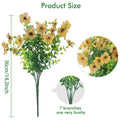 Aesthetic Violet Fall Flowers Eucalyptus Realistic Artificial Flower
