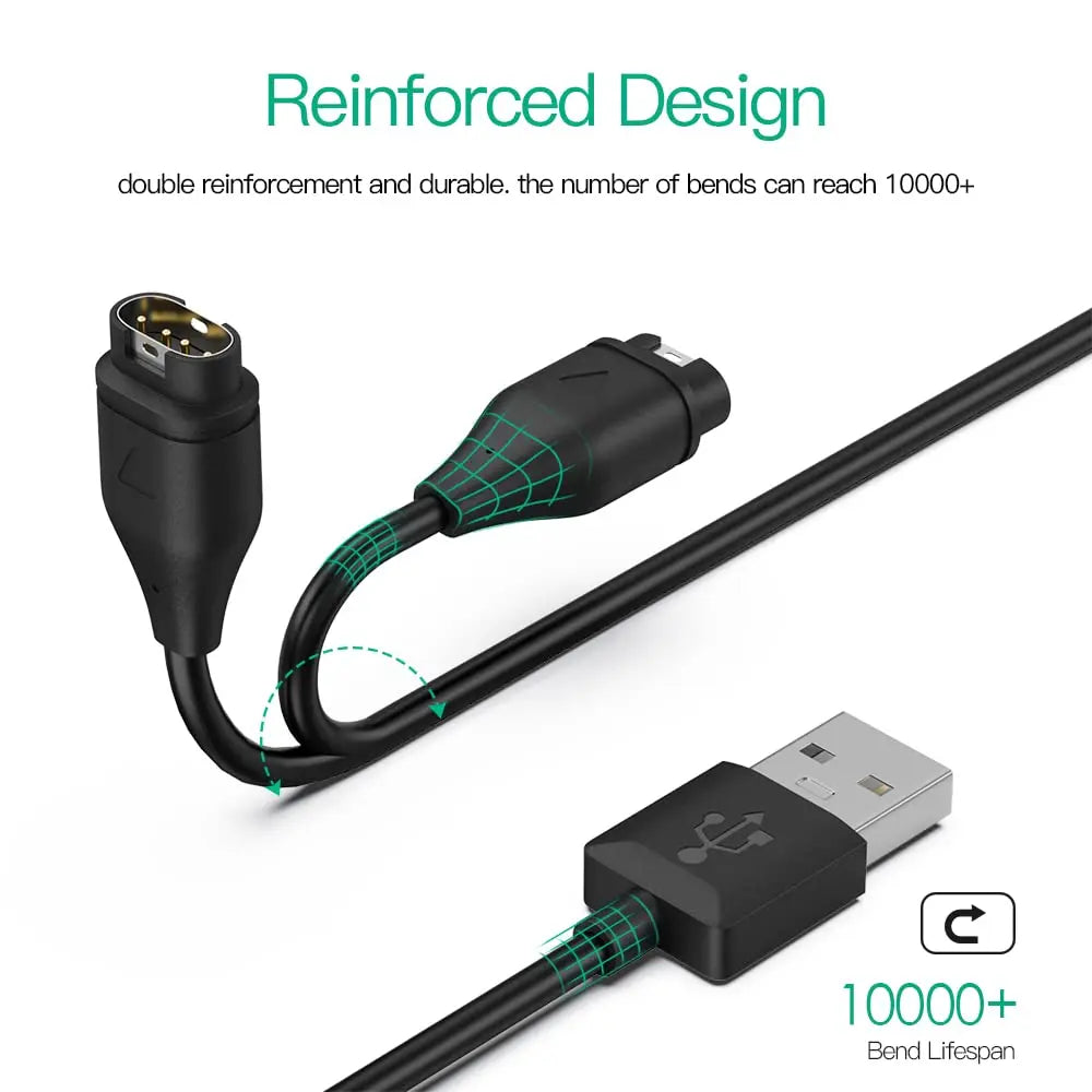 USB-C Charging Cable for Garmin Fenix 7 6 5, Forerunner & Vivoactive