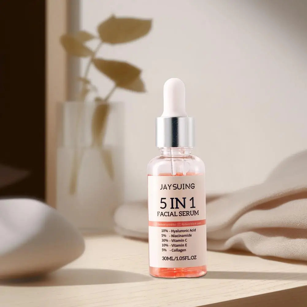 5-in-1 Vitamin C & Hyaluronic Acid Face Serum – 30ml