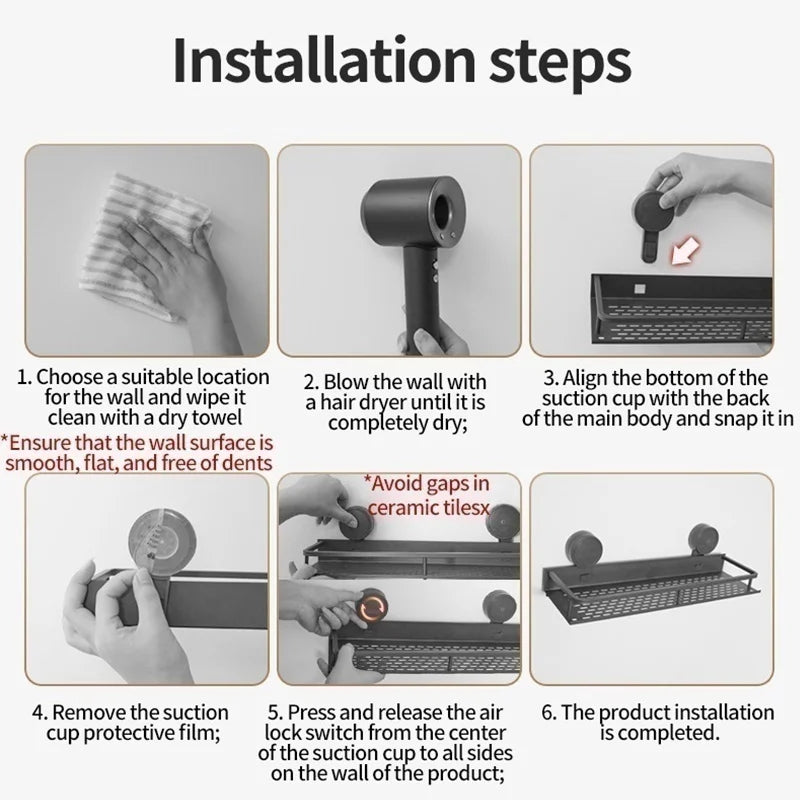 No-Drill Suction Cup Wall Hooks – Waterproof Removable Hangers