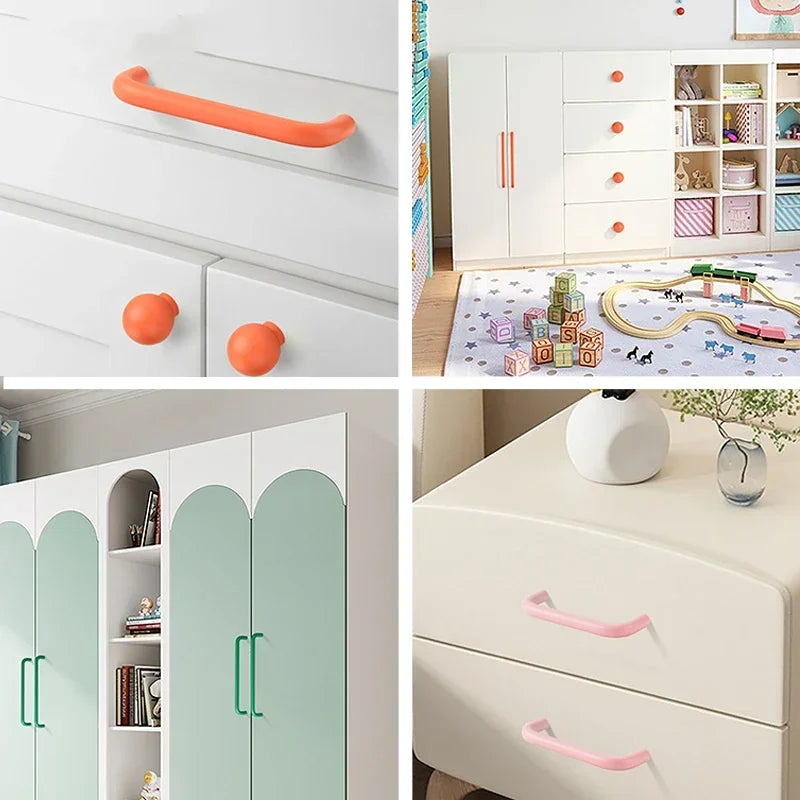 Colorful Ceramic Cabinet Handles 128mm – Kids' Drawer Pulls