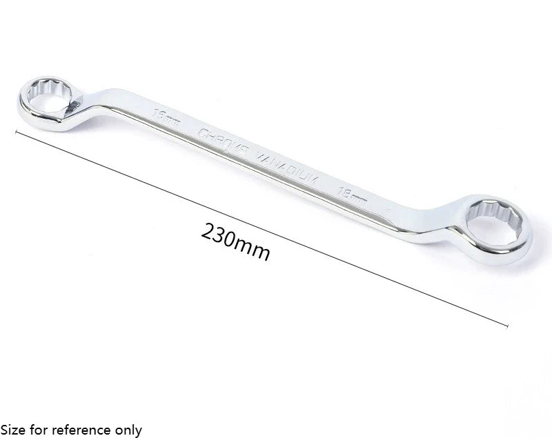 Double End Offset Ring Spanner – Chrome Vanadium Steel Wrench
