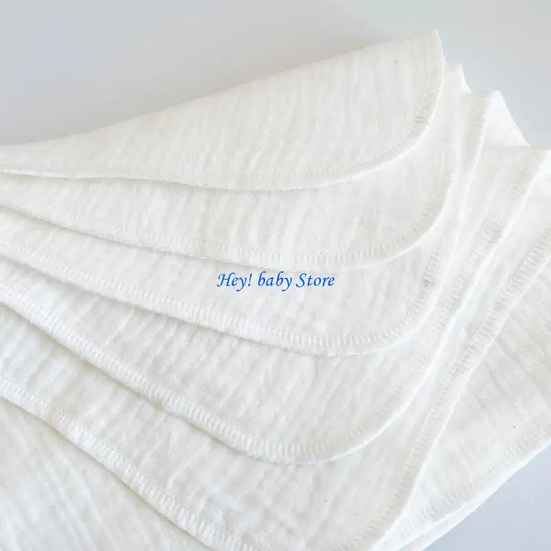 Baby Cotton Muslin Washcloth – Soft Gauze Face & Saliva Wipe