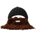 Mustache Beard Knitted Beanie Hat – Funny Party & Cosplay Cap