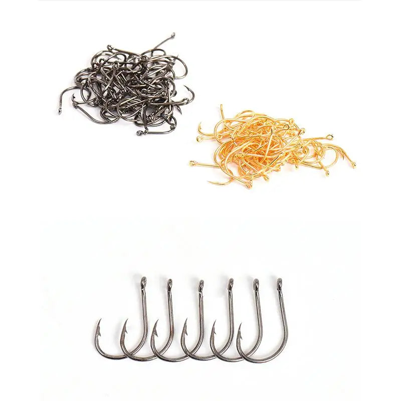 High-quality Fishing Hooks Carbon Steel Fishhooks Sharp Barbed Design