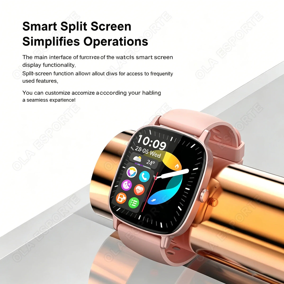 2026 Men's Smart Watch Women's HD Full Touch Screen Sports Fitness
