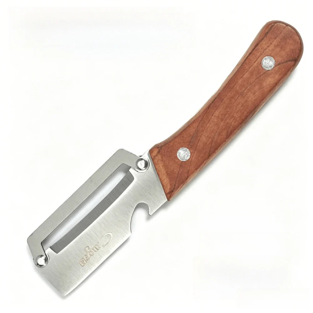 PLYS Wooden Vegetable & Fruit Peeler – Stainless Steel Blade