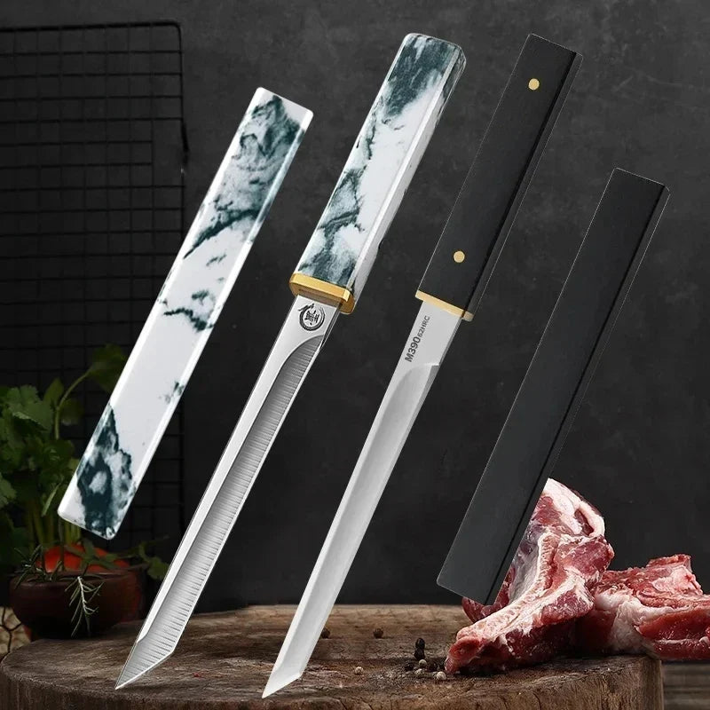 SHIBO Pocket Boning Knife – Stainless Steel with Scabbard
