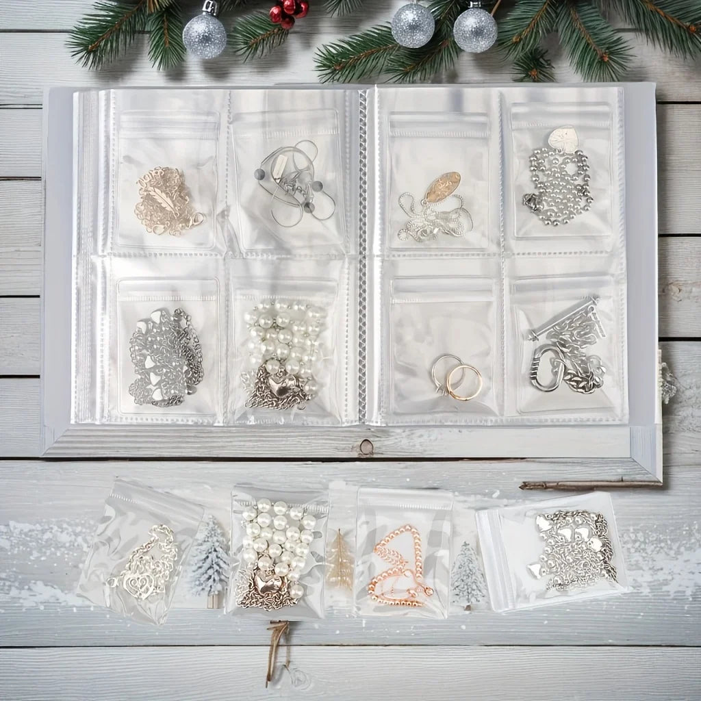 Portable Jewelry Organizer Album – Anti-Oxidation Zipper Bag