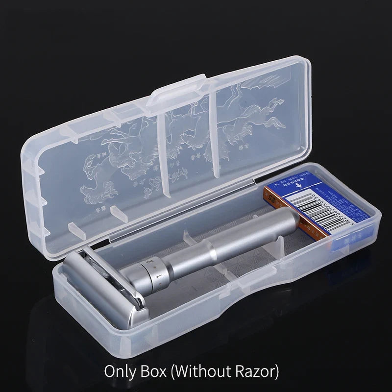 Double Edge Razor Storage Box | Men's Classic Shaver Case