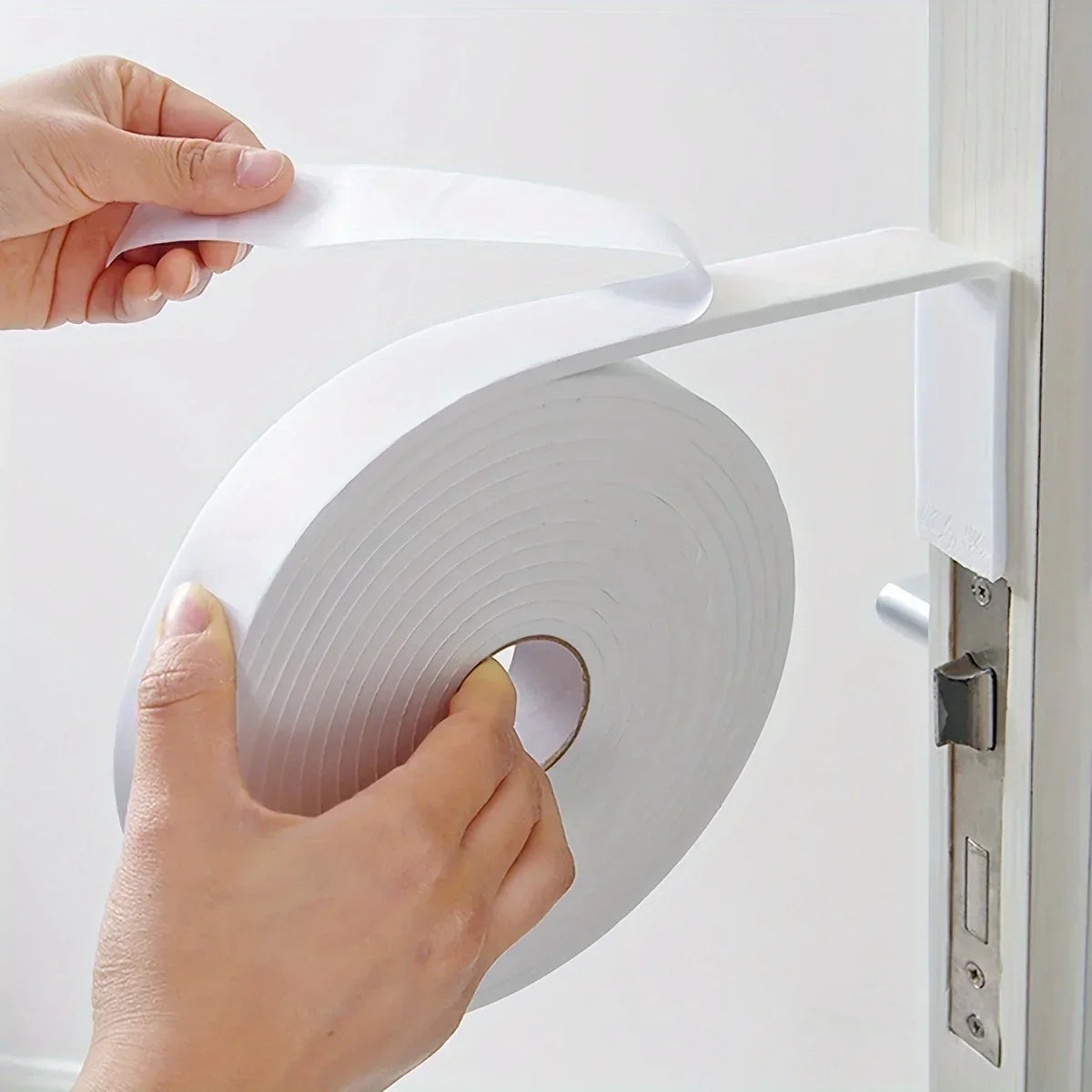 Self-Adhesive Foam Weather Stripping Tape – Door & Window Seal