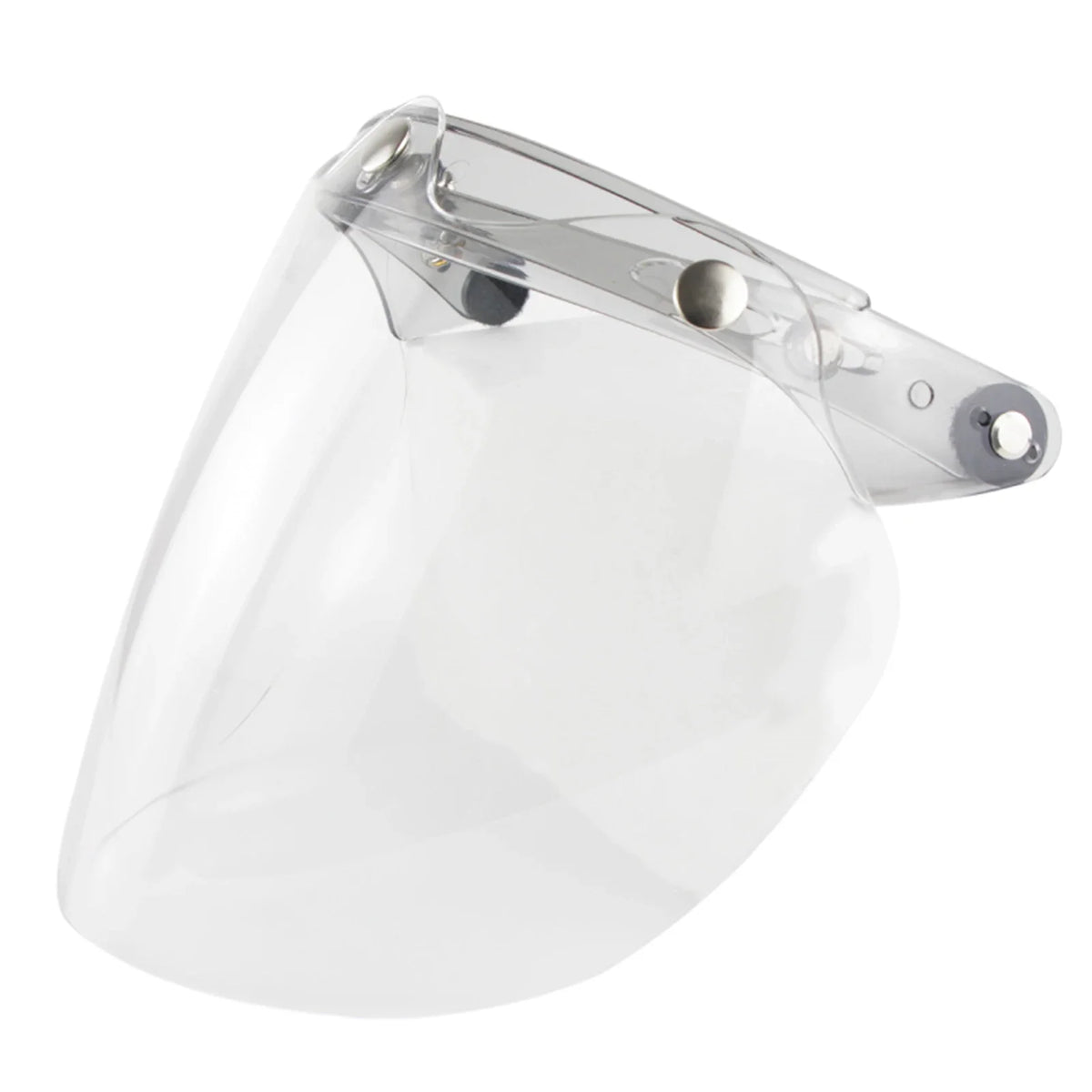 3-Snap Bubble Visor Open Face Motorcycle Helmet | Anti-UV Lens