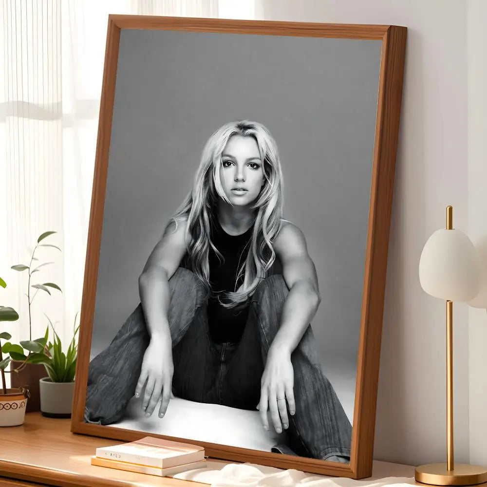 Britney Spears Album Wall Poster – Self-Stick HD Waterproof Art