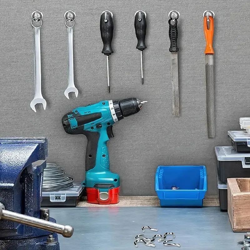 28-Pack Heavy Duty Magnetic Refrigerator Hooks – 16mm Metal