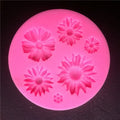 3D Daisy Flower Silicone Molds Fondant Craft Cake Chocolate Ice