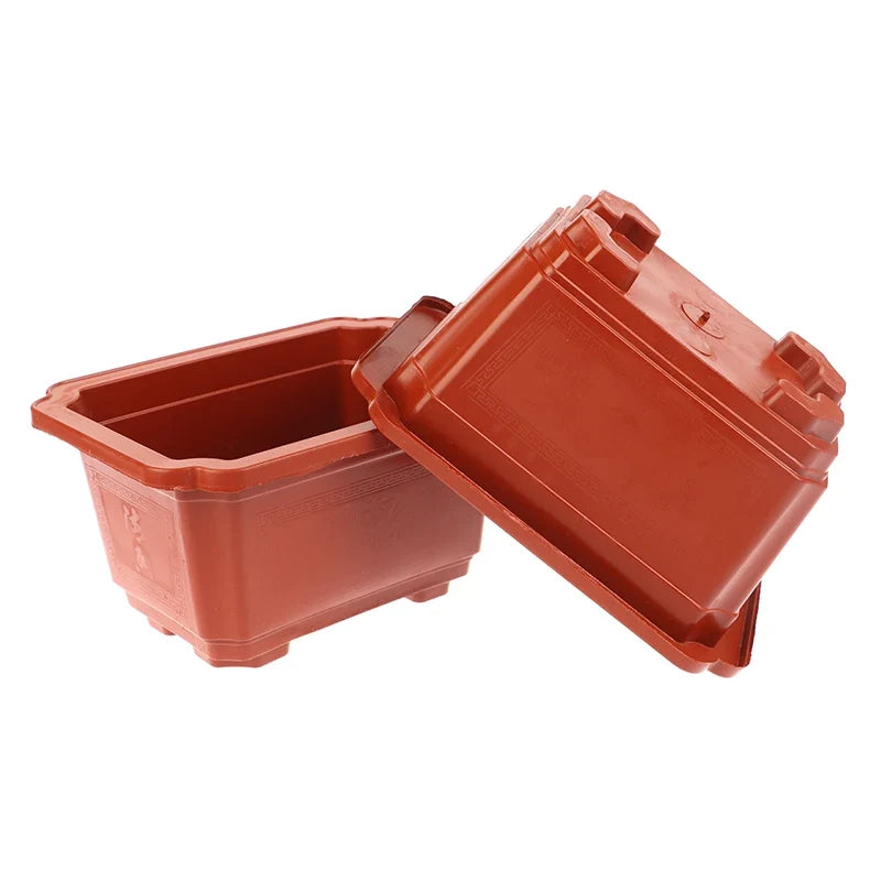 Thicken Flowerpot Rectangular Indoor Plants Seedling Plastic Bonsai