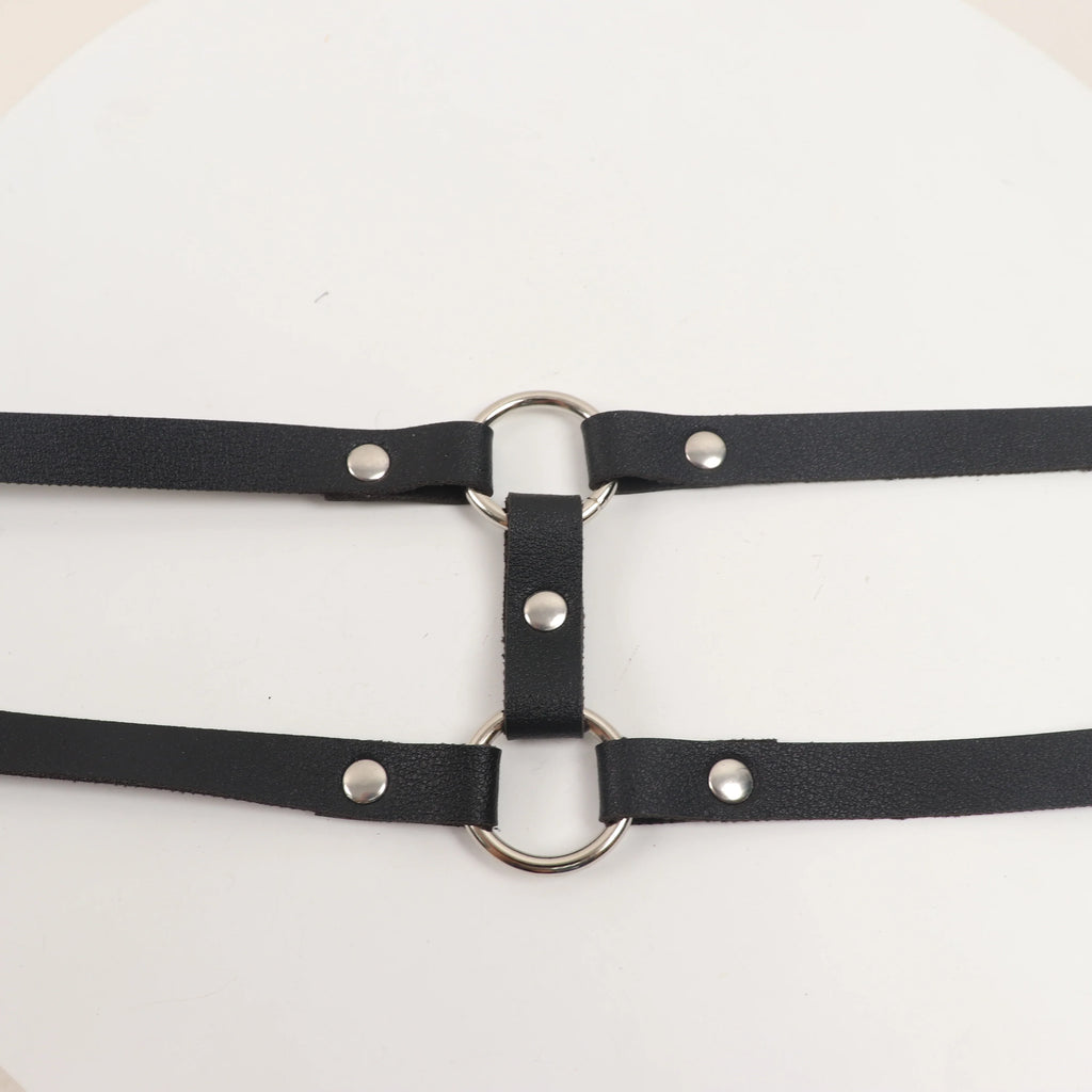 Fashion PU Leather Spiked Choker Punk Collar Women Men Rivets Studded