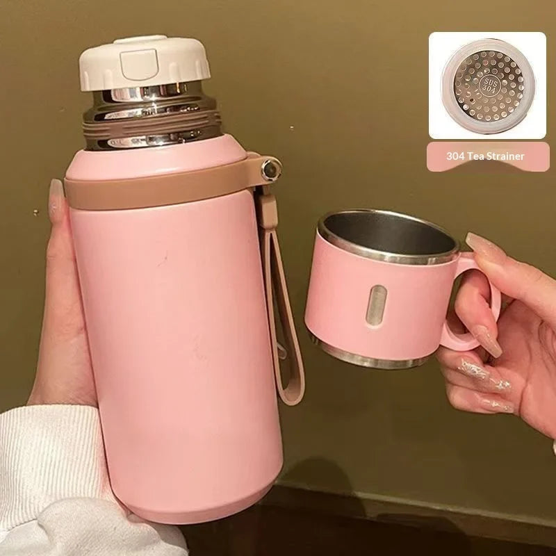 316 Stainless Steel Coffee Cup Travel Thermal Mug Leak-proof Thermos