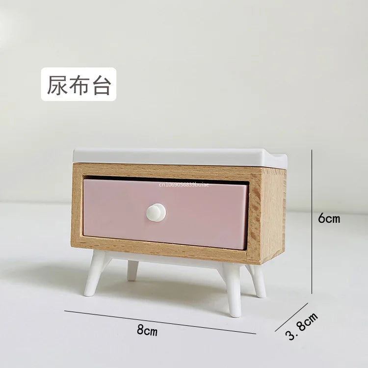 1 12 Dollhouse Baby Bedroom Furniture Accessories Slide Trojan Horse