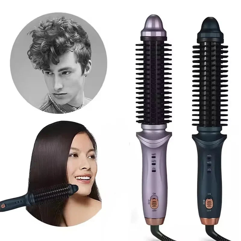 2-in-1 Ceramic Curling Iron & Hair Straightener Twist Set