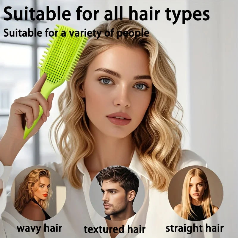 Bouncy Curling Hair Styling Comb | Wet & Dry Hairbrush
