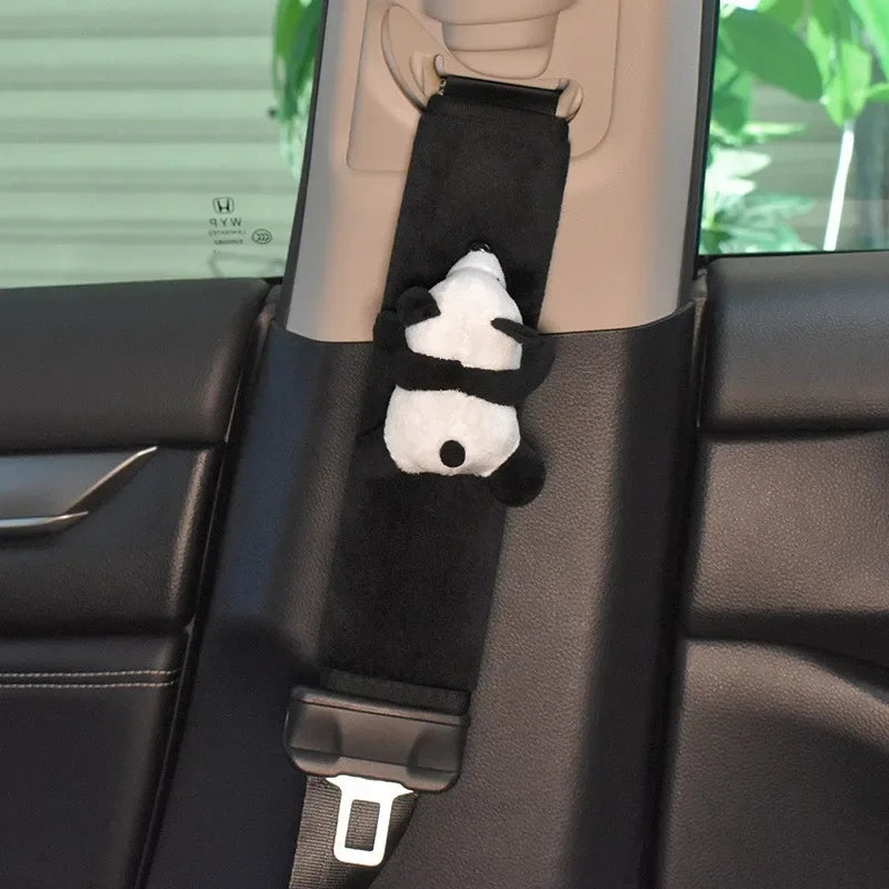 Automobile Safety Belt Decoration Cartoon Panda Shoulder Pad Plush