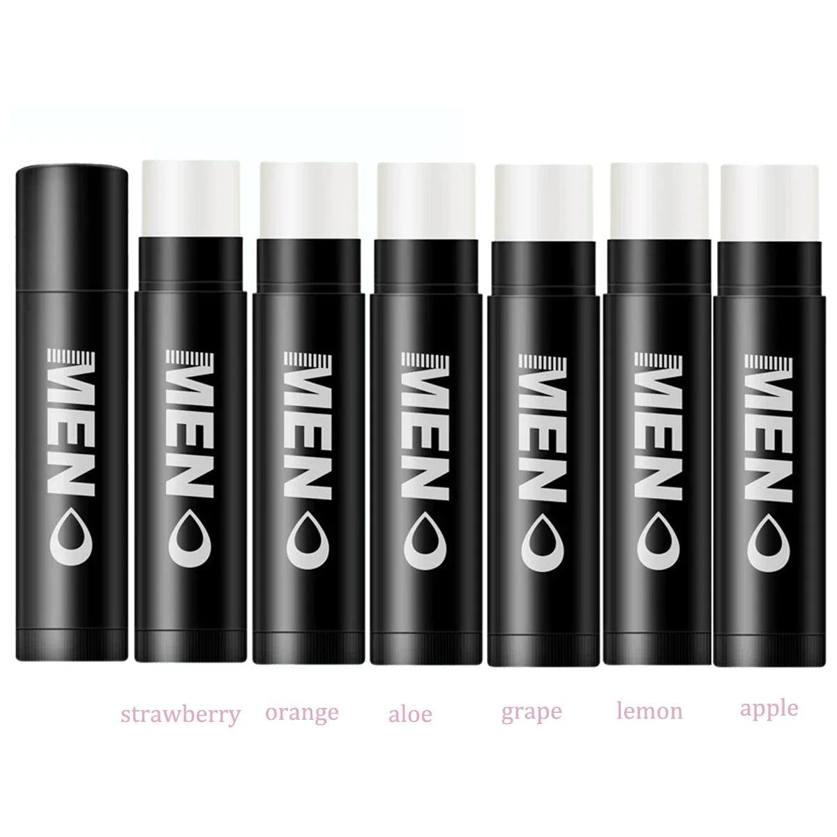 Men's Hydrating Lip Balm – 8 Scents, Repairs Dry Cracked Lips