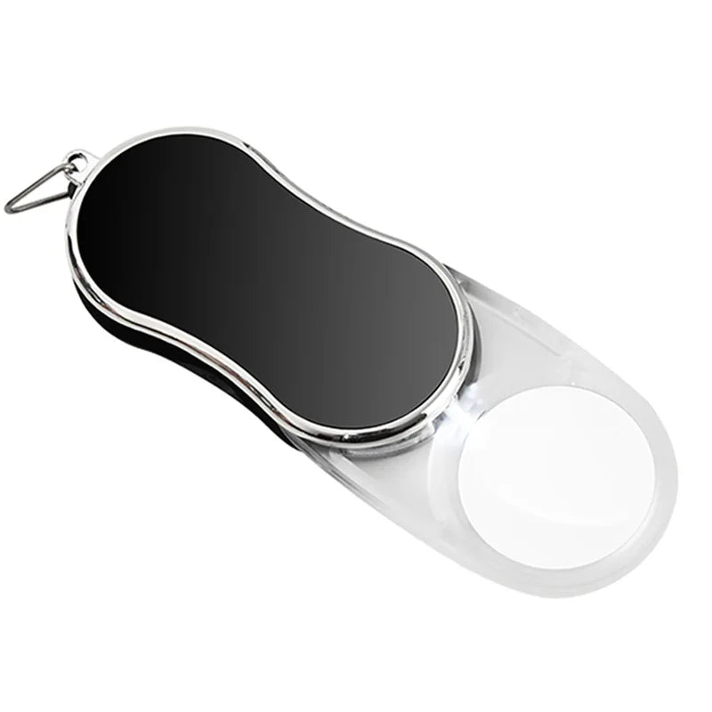 Folding 3.5X Magnifying Glass with LED Light – Portable Loupe